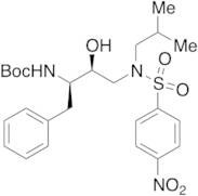 N-[(1R,2S)-2-Hydroxy-3-[(2-methylpropyl)[(4-nitrophenyl)sulfonyl]amino]-1-(phenylmethyl)propyl]carbamic Acid 1,1-Dimethylethyl Ester (Darunavir Impurity)