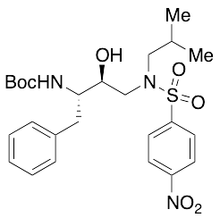 N-[(1S,2S)-2-Hydroxy-3-[(2-methylpropyl)[(4-nitrophenyl)sulfonyl]amino]-1-(phenylmethyl)propyl]car…