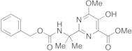5-Hydroxy-2-[1-methyl-1-[[benzylcarbamoyl]amino]ethyl]-6-methoxypyrimidine-4-carboxylic Acid Methy…