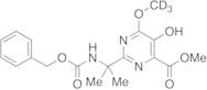 5-Hydroxy-2-[1-methyl-1-[[benzylcarbamoyl]amino]ethyl]-6-methoxypyrimidine-4-carboxylic Acid Methy…