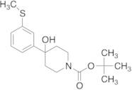 4-Hydroxy-4-(3-methylsulfanylphenyl)-piperidin-1-carboxylic Acid tert-Butyl Ester