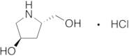 (3R,5S)-5-Hydroxymethyl-3-pyrrolidinol Hydrochloride