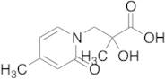 2-Hydroxy-2-methyl-3-(4-methyl-2-oxo-1,2-dihydropyridin-1-yl)propanoic Acid (~90%)