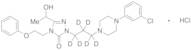 Hydroxy Nefazodone-d6 Hydrochloride