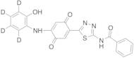 N-(5-(4-((3,4,5,6-D4-2-Hydroxyphenyl)amino)-3,6-dioxocyclohexa-1,4-dien-1-yl)-1,3,4-thiadiazol-2...