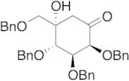 (2S,3S,4S,5S)-5-Hydroxy-2,3,4-tris(phenylmethoxy)-5-[(phenylmethoxy)methyl]-cyclohexanone