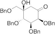 (2S,3S,4S,5R)-5-Hydroxy-2,3,4-tris(phenylmethoxy)-5-[(phenylmethoxy)methyl]-cyclohexanone