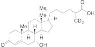 7-Hydroxy-3-oxo-Cholest-4-en-26-oic Acid-d3