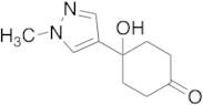 4-Hydroxy-4-(1-methyl-1H-pyrazol-4-yl)cyclohexanone