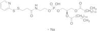 (1R)-1-[3-Hydroxy-3-oxido-8-oxo-10-(2-pyridinyldithio)-2,4-dioxa-7-aza-3-phosphadec-1-yl]-1,2-ethanediyl Ester Hexadecanoic Acid Monosodium Salt