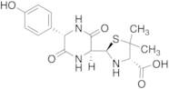 (2R,4S)-2-[(2S,5S)-5-(4-Hydroxyphenyl)-3,6-dioxo-2-piperazinyl]-5,5-dimethyl-4-thiazolidinecarbo...