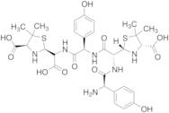 (2R)-(2R)-2-(4-Hydroxyphenyl)glycyl-(2R)-2-[(2S,4S)-4-carboxy-5,5-dimethyl-2-thiazolidinyl]glycyl-…