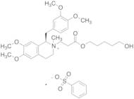 N-3-((5-Hydroxypentyl)oxy)-3-oxopropyl (R)-Laudanosinium Besylate Diastereomeric Mixture