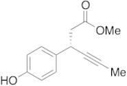 (3S)-3-(4-Hydroxyphenyl)-4-hexynoic Acid Methyl Ester