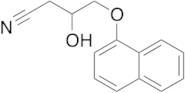 3-Hydroxy-4-(1-naphthyloxy)-butanenitrile