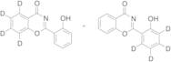 2-(2-Hydroxyphenyl)-4H-1,3-benzoxazin-4-one-d4 (Mixture of 2-Hydroxyphenyl-d4 & Benzoxazinone-d4)