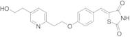 Hydroxyethyl)pyridin-2-yl)ethoxy)benzylidene)thiazolidine Dione