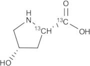 cis-4-Hydroxy-L-proline-13C215N
