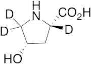 cis-4-Hydroxy-L-proline-d3 (Major)