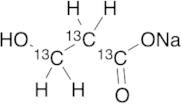 3-Hydroxypropionic Acid-13C3 Sodium Salt