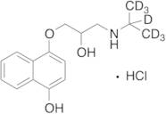rac-4-Hydroxy Propranolol-d7 Hydrochloride