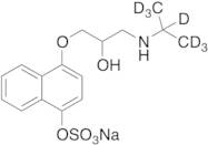 rac 4-Sulfoxy Propranolol-d7 Sodium Salt