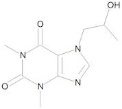 7-(b-Hydroxypropyl)theophylline