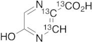 5-Hydroxypyrazine-2-carboxylic Acid-13C3