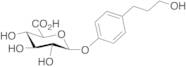 4-(3-Hydroxypropyl)phenyl b-D-Glucopyranosiduronic Acid