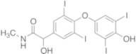 α-Hydroxy-4-(4-hydroxy-3,5-diiodophenoxy)-3,5-diiodo-N-methyl-benzeneacetamide