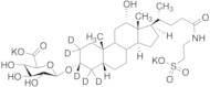 12-Hydroxy Taurolithocholic Acid-2,2,3,4,4-d5 O-3-Glucuronide Dipotassium Salt