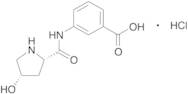 3-[[[(2S,4S)-4-Hydroxy-2-pyrrolidinyl]carbonyl]amino]benzoic Acid Hydrochloride