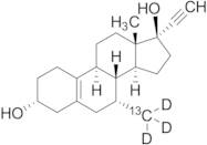 3a-Hydroxy Tibolone-¹³C,D₃