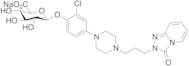 4’-Hydroxy Trazodone Beta-D-Glucuronide Sodium Salt