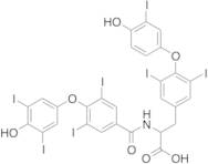 2-(3-(4-Hydroxy-3,5-diiodophenoxy)-2,4-diiodobenzamido)-3-(4-(4-hydroxy-3-iodophenoxy)-3,5-diiodophenyl)propanoic Acid, Amide-Bridged