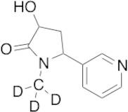 3-Hydroxy-1-methyl-5-(3-pyridinyl)-2-pyrrolidinone-d3