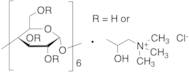 (2-Hydroxy-3-N,N,N-trimethylamino)propyl-Alpha-cyclodextrin Chloride