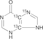 Hypoxanthine-13C2,15N (>90%)