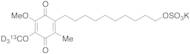 Idebenone Sulfate-13C,d3 Potassium Salt