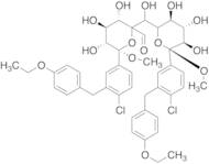 L-threo-L-ido-undeodialdo-1,5:11,7-dipyranoside,1,11-Dimethyl 1,11-bis-C-[4-chloro-3-[(4-ethoxyphenyl)methyl]phenyl]-7-C-formyl-,(5E,6E,7E,11S)