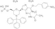 [N2-Isobutyryl-N4-p-nitrophenylethyl N-trityl-morpholino Guanosine] Methyl Phosphate Ditriethylami…