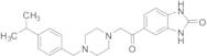 5-(2-(4-(4-isopropylbenzyl)piperazin-1-yl)acetyl)-1,3-dihydro-2H-benzo[d]imidazol-2-one