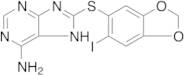 8-[(6-Iodo-1,3-benzodioxol-5-yl)thio]-9H-purin-6-amine