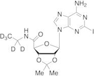 2-Iodo-5’-ethyl-d5-carboxamido-2’,3’-O-isopropylidine Adenosine