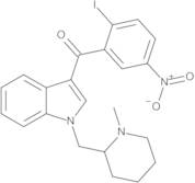 (2-Iodo-5-nitrophenyl)[1-[(1-methyl-2-piperidinyl)methyl]-1H-indol-3-yl]methanone