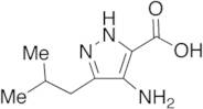 5-(2-Isobutyl)-4-amino-1H-pyrazole-3-carboxylic Acid