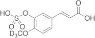 Isoferulic Acid-d3 3-O-Sulfate Disodium Salt