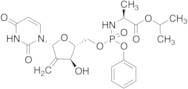 (2S)-isopropyl-2-(((((2R,3S,5R)-5-(2,4-dioxo-3,4-dihydropyrimidin-1(2H)-yl)-3-hydroxy-4-methylenetetrahydrofuran-2-yl)methoxy(phenoxy)phosphoryl)amino)propanoate