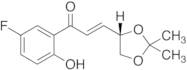 (E)-(4S)-4,5-Isopropylidene-dioxy-1-(2-hydroxy-5-fluorophenyl)propenone