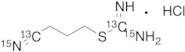 4-Isothioureidobutyronitrile-13C2, 15N3 Hydrochloride